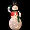 36" LED Animated Hat Tipping Snowman Christmas Figure